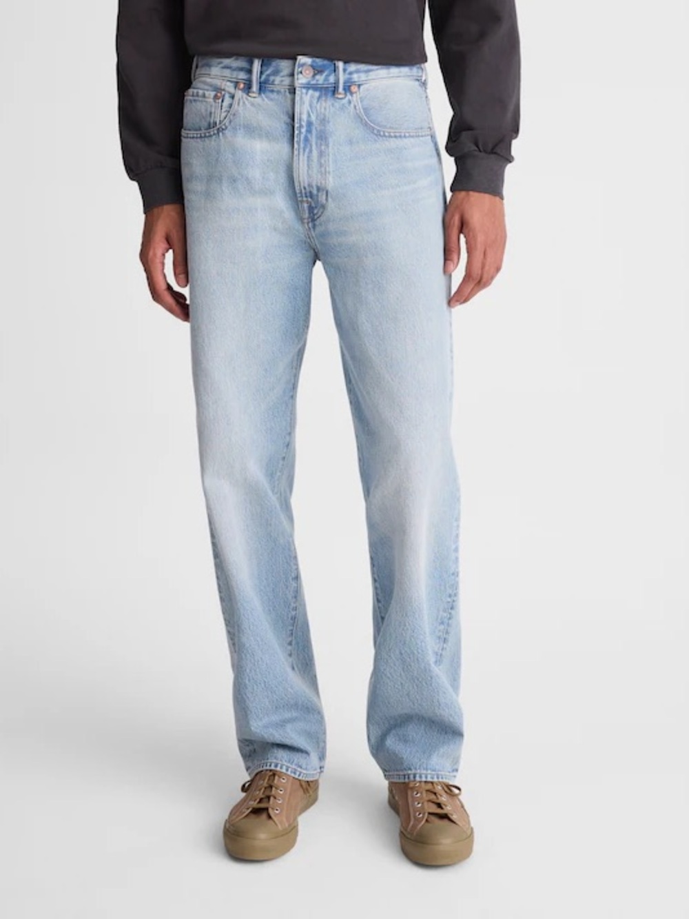 Madewell The 1991 Loose Straight Jean in Ashford Wash-Rigid Size 34 $148 NY976 - Picture 2 of 11